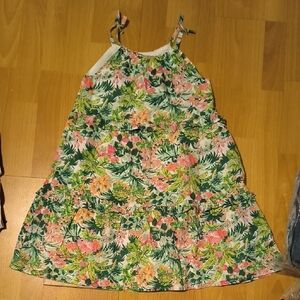 Janie and Jack | Floral Kids Dress - Pink and Green